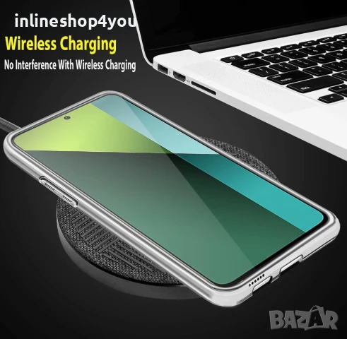 Прозрачен 360° Градуса Кейс за Xiaomi Redmi Note 14S, снимка 3 - Калъфи, кейсове - 50825768