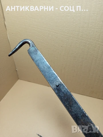 Комплект Соц Старо Ръчно Ковано Резе За Врати Порти., снимка 10 - Антикварни и старинни предмети - 50842291