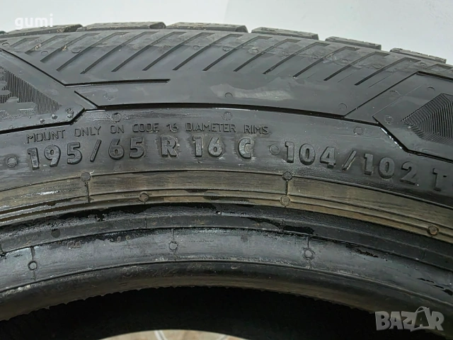 2бр зимни гуми за бус 195/65/16C BARUM L04926, снимка 4 - Гуми и джанти - 53492916