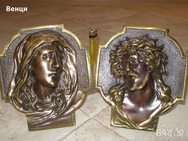 Бронзови Икони Дева Мария Исус