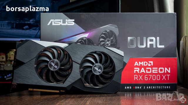 Чисто нова видеокарта ASUS Radeon RX 6700 XT Dual, DUAL, снимка 1 - Видеокарти - 34883697