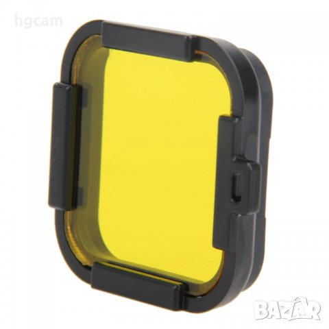 Филтър за подводно снимане за GoPro Hero 4/5 Session, С рамка, Жълт/Червен, снимка 4 - Обективи и филтри - 27865415