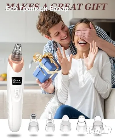 Нов USB Вакуум уред за почистване на пори черни точки акне лице кожа, снимка 8 - Други - 47294665