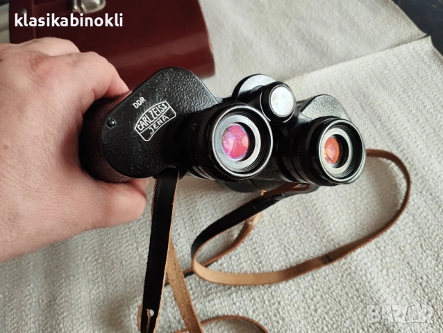 ТОП Бинокъл Carl Zeiss Jena-JENOPTEM-MULTI-COATED -10 х 50W-ГДР--КАТО НОВ, снимка 3 - Екипировка - 53578403