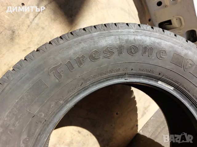 4бр.зимни FIRESTONE 235/65/16C 115R DOT 1122, снимка 5 - Гуми и джанти - 48599446