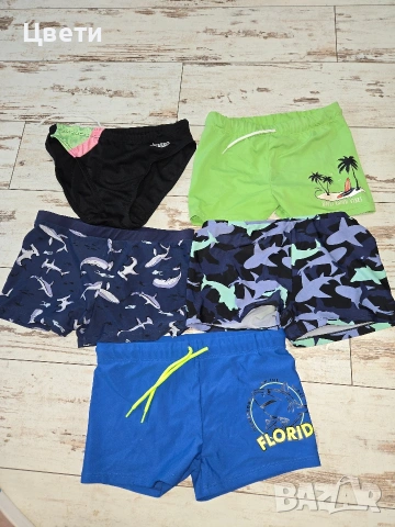 Бански , очила за плуване и шапка, снимка 5 - Детско бельо и бански  - 53364906