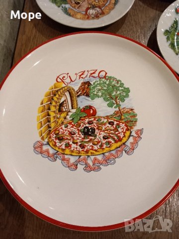 плато и порцеланови чиний за пица, снимка 4 - Сервизи - 43482050