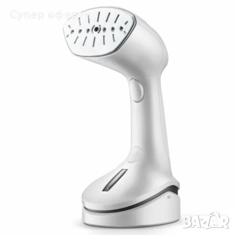 Уред за вертикално гладене с пара Rosberg, 1000W, 200 мл., Бял