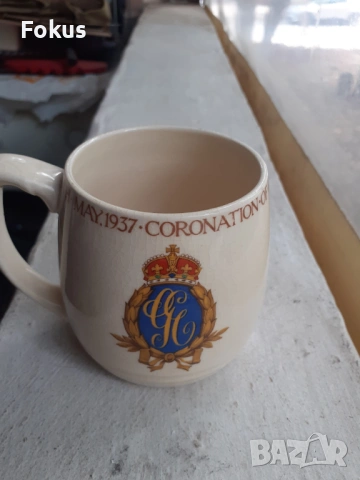 Английска колекционерска чаша порцелан, снимка 3 - Антикварни и старинни предмети - 53369900