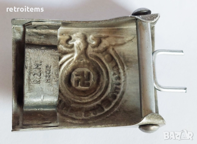 WW2 3 Райх Немска катарама за колан Waffen-SS, снимка 5 - Антикварни и старинни предмети - 51798637