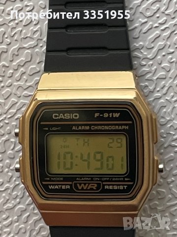 Часовник Casio F 91 W , снимка 4 - Мъжки - 43966611