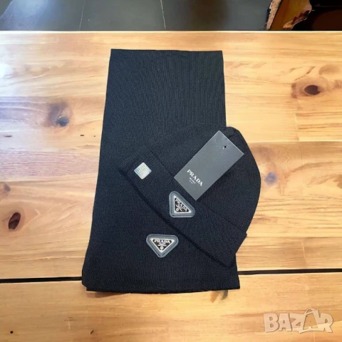 шапка и шал hugo boss the north face guess prada burberry celine  , снимка 10 - Шапки - 50731577