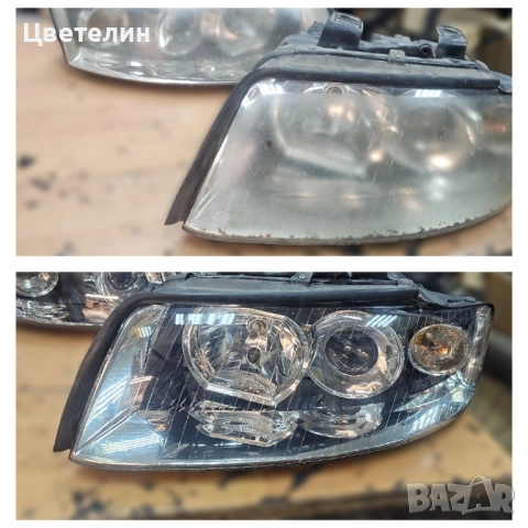 Рециклиране на Фарове Audi A4 B6 remont reciklirane far farove ауди