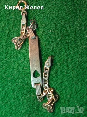 ИТАЛИАНСКА ВИНТИДЖ АРТ МОДЕЛ СРЕБЪРНА ГРИВНА СРЕБРО 925 ITALY СТИЛНА ПЛЕТКА 40753, снимка 17 - Гривни - 46231905