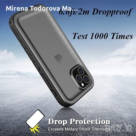 Водоустойчив калъф  iPhone 11 Pro Max5.8,  Pro Max 6,5 инча, снимка 2 - Калъфи, кейсове - 38331686