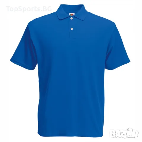 Мъжко Поло с Яка Fruit Of The Loom Original Polo Blue, снимка 1