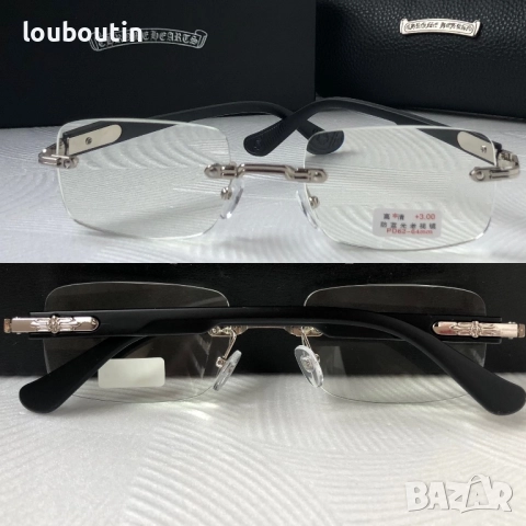 Chrome Hearts очила за четене диоптър +1 +1,5 +2 +2,5 +3 +3,5 +4, снимка 4 - Слънчеви и диоптрични очила - 52515869