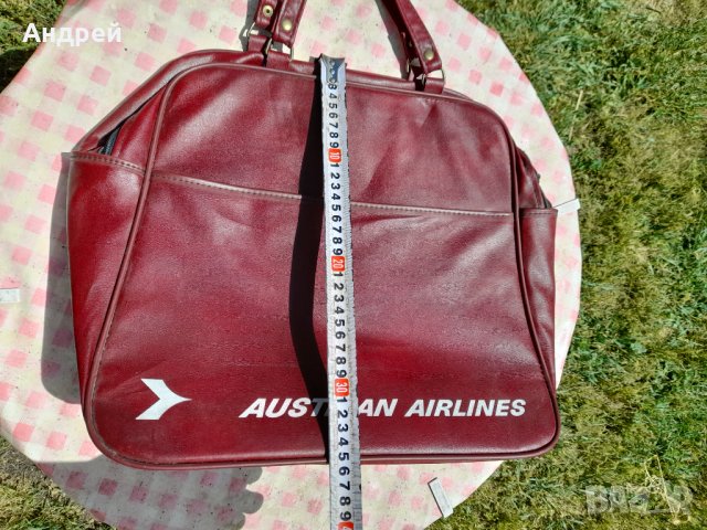 Стара чанта Austrian Airlines, снимка 3 - Други ценни предмети - 36895466