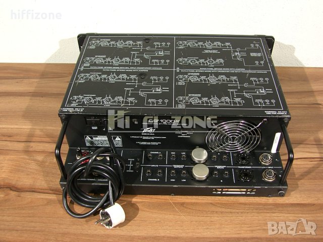 СТЪПАЛО  Peavey cs-1000x , снимка 6 - Ресийвъри, усилватели, смесителни пултове - 43377094
