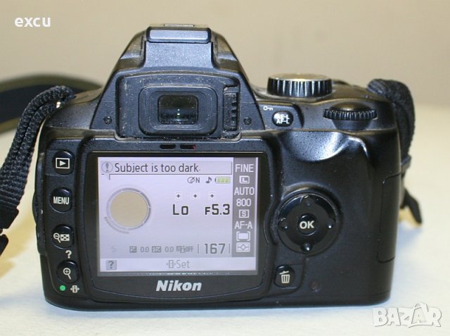 Фотоапарат Nikon D60 с обектив Nikkor AF-S 18-55 VR, снимка 2 - Фотоапарати - 42958405
