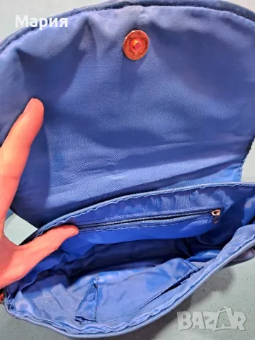 Синя чанта през рамо, снимка 2 - Чанти - 48628679
