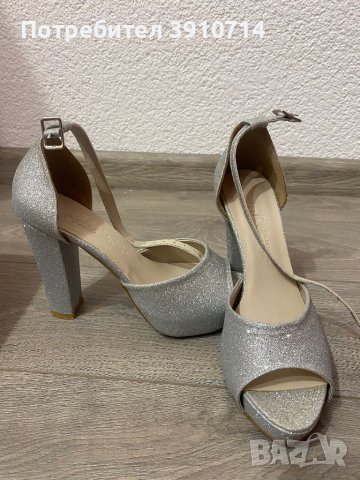 Официални дамски обувки с ток , снимка 2 - Дамски елегантни обувки - 43805730