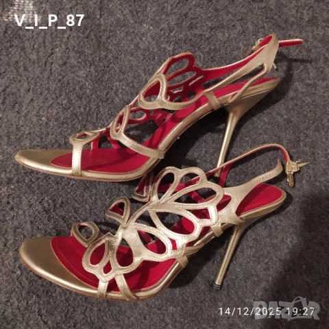 Италиански обувки Чезаре Пачоти , снимка 2 - Дамски обувки на ток - 52794486