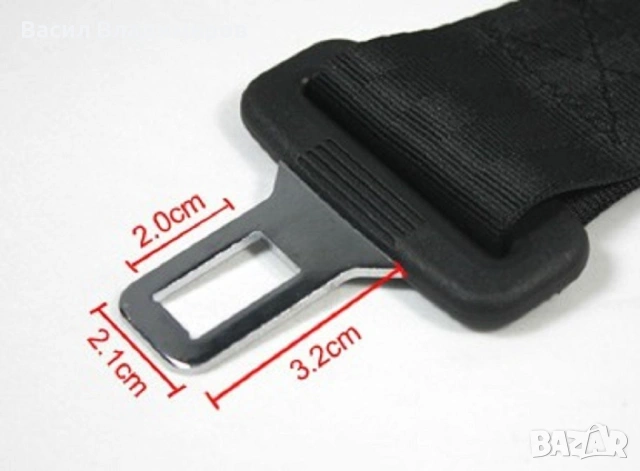 Удължител за предпазен колан, за кола, за бременни жени или пълни хора - ЧЕРЕН, снимка 4 - Аксесоари и консумативи - 53029952