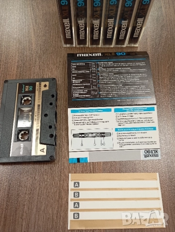 Maxell Black XL II 90 Epitaxial хромни аудио касети, снимка 4 - Аудио касети - 47675135