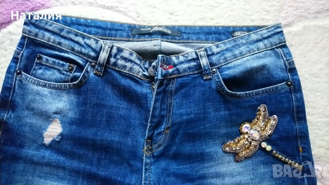 Дамски дънки, тип бойфрендр, 29., снимка 2 - Дънки - 27798139