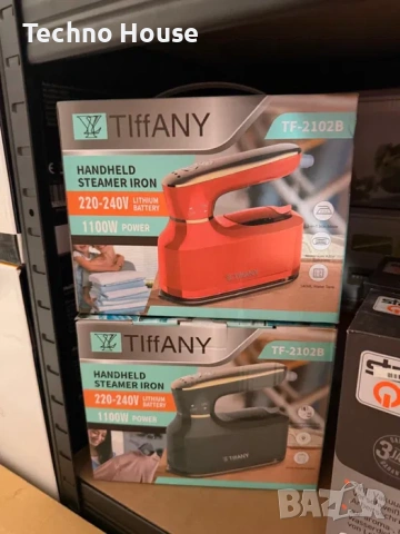 Парна ютия Tiffany TF‑2102B 1100W Мини - Гладене с пара - Преносима, снимка 2 - Ютии - 53142755