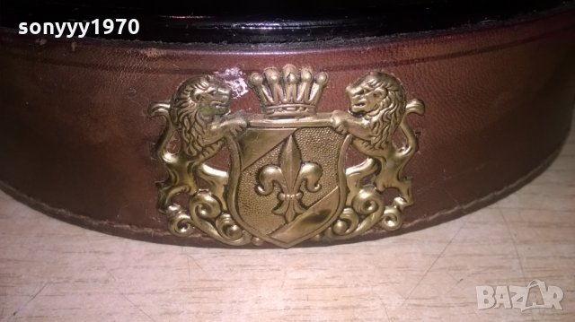 АНТИК-real hide-made in england-20х4см-внос англия, снимка 2 - Колекции - 27089578