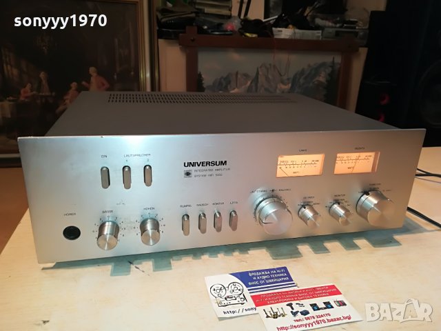 universum v3585 stereo amplifier-2x100w germany 2406211128, снимка 3 - Ресийвъри, усилватели, смесителни пултове - 33318583