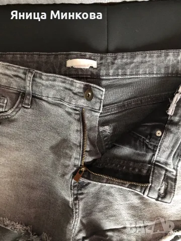 Дамски къси дънкови панталони HM, снимка 6 - Къси панталони и бермуди - 49296887
