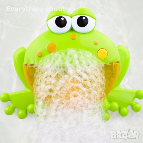 Музикална жаба или рак за сапунени балончета, играчка за баня, снимка 11 - Музикални играчки - 34810459