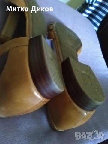 Clarks artisan маркови женски сандали естествена кожа  отлични №41 стелка 255мм, снимка 12 - Сандали - 37546137