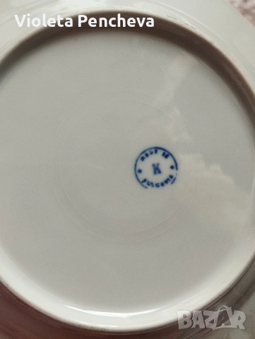 Ретро сервиз от 18 части - малки, плитки и дълбоки чинии х 6бр., снимка 2 - Антикварни и старинни предмети - 53219191