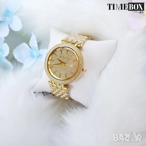 Michael Kors MK3438 Darci Glitz Gold. Нов дамски часовник, снимка 3 - Дамски - 38820610