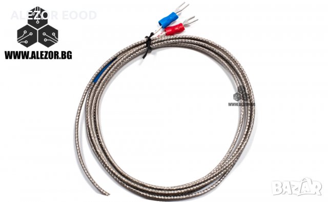 Температурен Сензор ,Термодвойка Тип К , 0 До 400 °C , 100 Cm, Резба М6, 20200070, снимка 2 - Друга електроника - 30044151