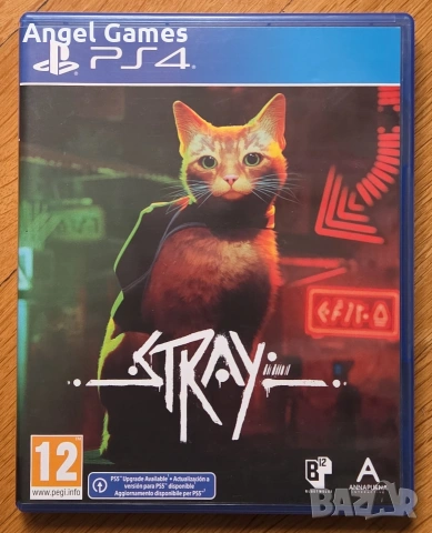 Stray PS4 Playstation 4 5 Плейстейшън PS диск детска игра котка