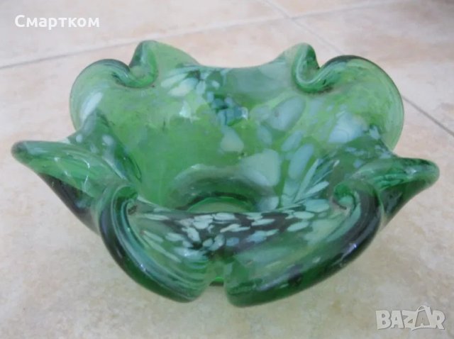 1бр. кристален + 2бр. стъклени пепелника, снимка 4 - Други ценни предмети - 27880677