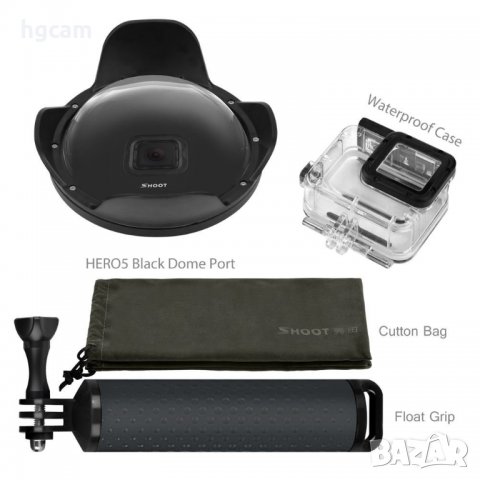 Dome Port устройство за снимане във вода + сенник за GoPro Hero 5 6 7, снимка 4 - Чанти, стативи, аксесоари - 27705432