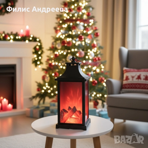 LED декоративен фенер с ефект на жив пламък, снимка 5 - Декорация за дома - 52589094