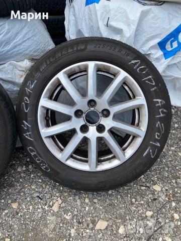 Леи джанти оригинални Audi 16 цола, снимка 4 - Гуми и джанти - 51195296