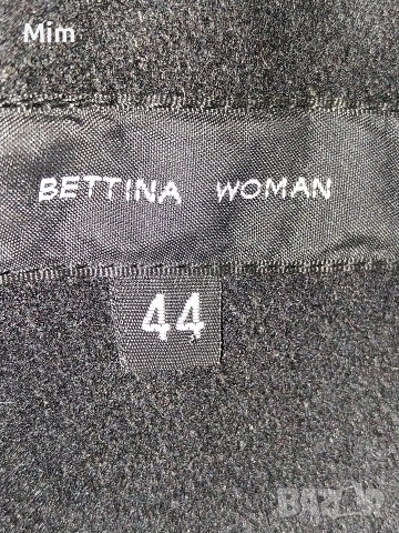 44 Дамско ,късо ,черно палто , снимка 9 - Палта, манта - 52557283