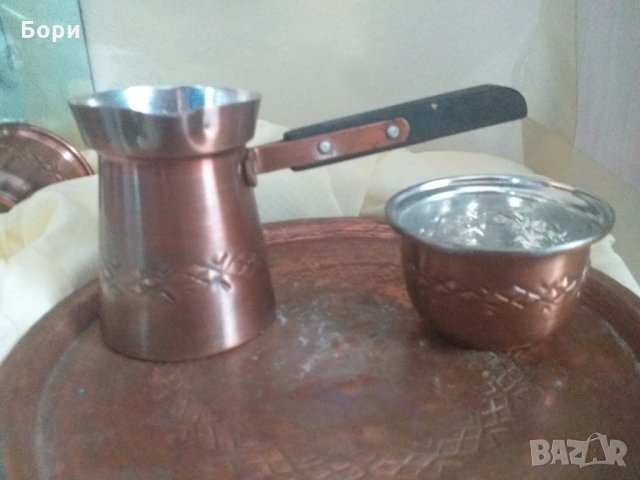 Меден сервиз за кафе, снимка 5 - Антикварни и старинни предмети - 27266179