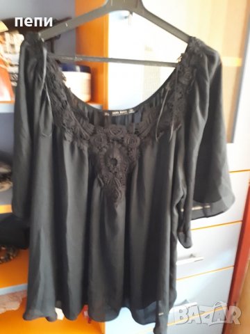 Елегантна блузка на Зара, снимка 3 - Блузи с дълъг ръкав и пуловери - 27957757