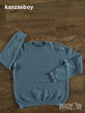 gant grey jumper - страхотен мъжки пуловер КАТО НОВ, снимка 5 - Пуловери - 34982717