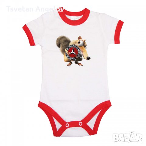 Разпродажба! Бебешко боди MERCEDES SCRAT