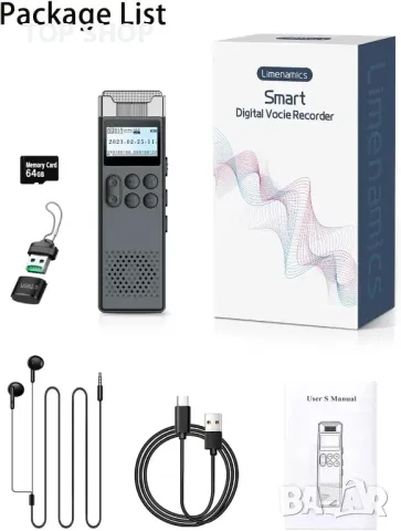 Цифров диктофон/ плеар с 80GB памет от LIMENAMICS, снимка 16 - MP3 и MP4 плеъри - 48668180